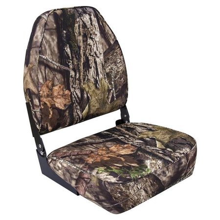 WISE Wise 8WD617PLS-731 High Back Camo Boat Seat; Mossy Oak Break Up Country 8WD617PLS-731